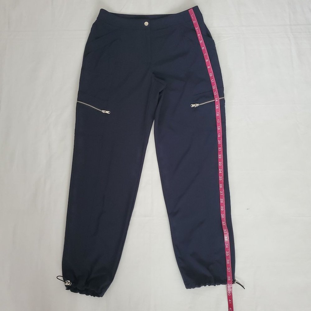 Zenergy By Chicos Women's Neema Zippered Side Pocket Cargo Pants Size 0/ US-4 - Picture 16 of 16
